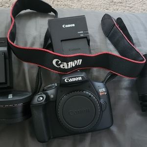 Updated: Canon - EOS Rebel T7 DSLR Video Camera with 18-55mm Lens - Black